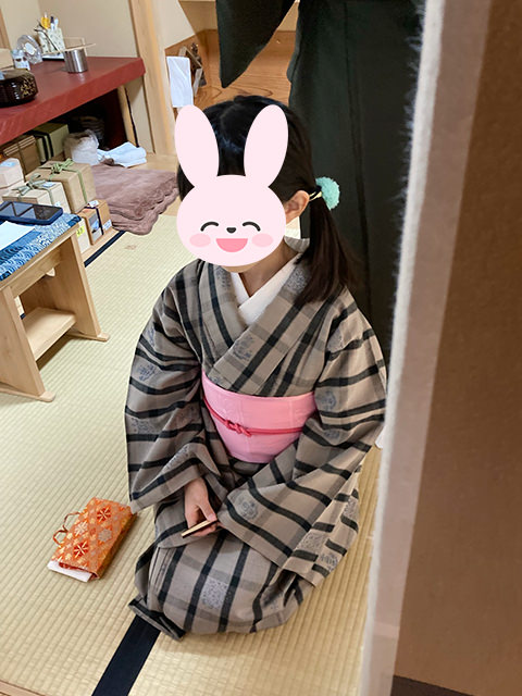 子ども茶道教室の様子