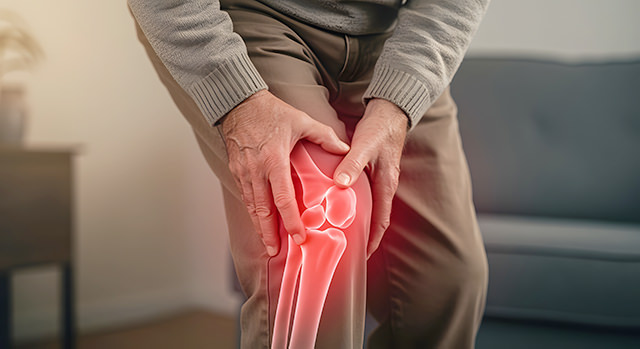 膝が痛いイメージ