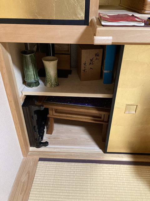 仏壇下の収納イメージ