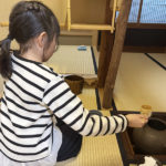 涵養庵子供茶道教室の様子